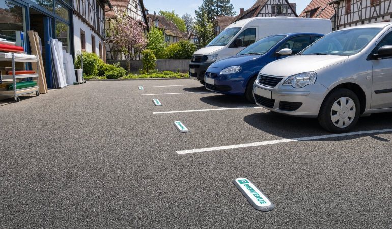 Revendeur Com’Park enseigniste Strasbourg — kit signalétique de parking modulable BIENVENUE