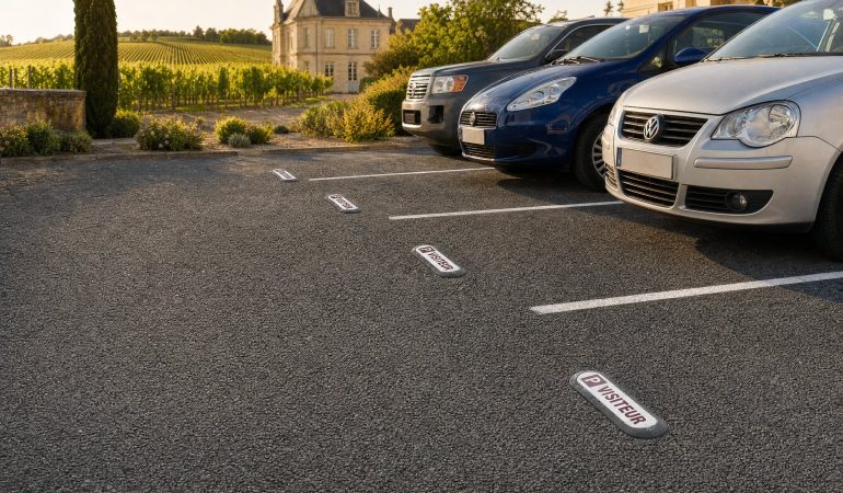 Revendeur Com’Park installateur Bordeaux — kit signalétique de parking modulable VISITEUR